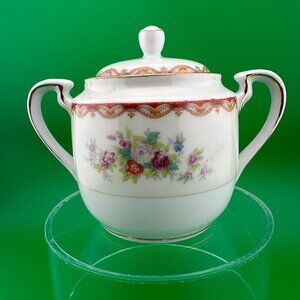 VINTAGE DIAMOND CHINA MADE IN JAPAN SUGAR BOWL